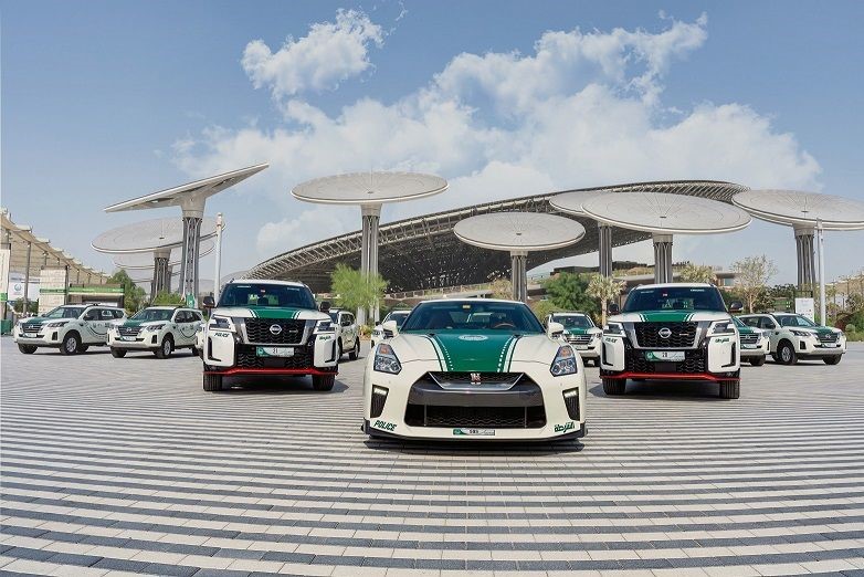 Nissan of Arabian Automobiles delivers fleet of cars to Dubai Police for Expo 2020.